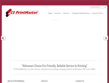 Tablet Screenshot of csprintmaster.com